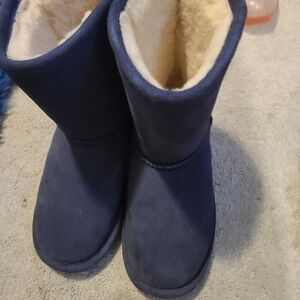 BearPaw Blue Ankle Boots